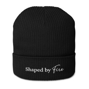 Shaped by Fire | Organic Ribbed Beanie