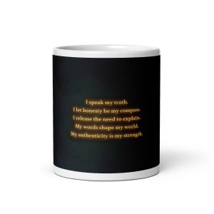 Ansuz Rune White Glossy Mug